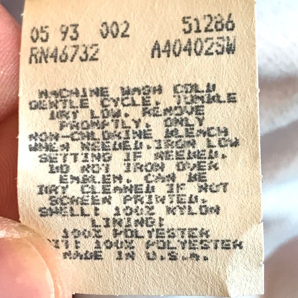 Disney Minnie Mouse Jacket Deadstock NWT XL - Picture 8 of 8